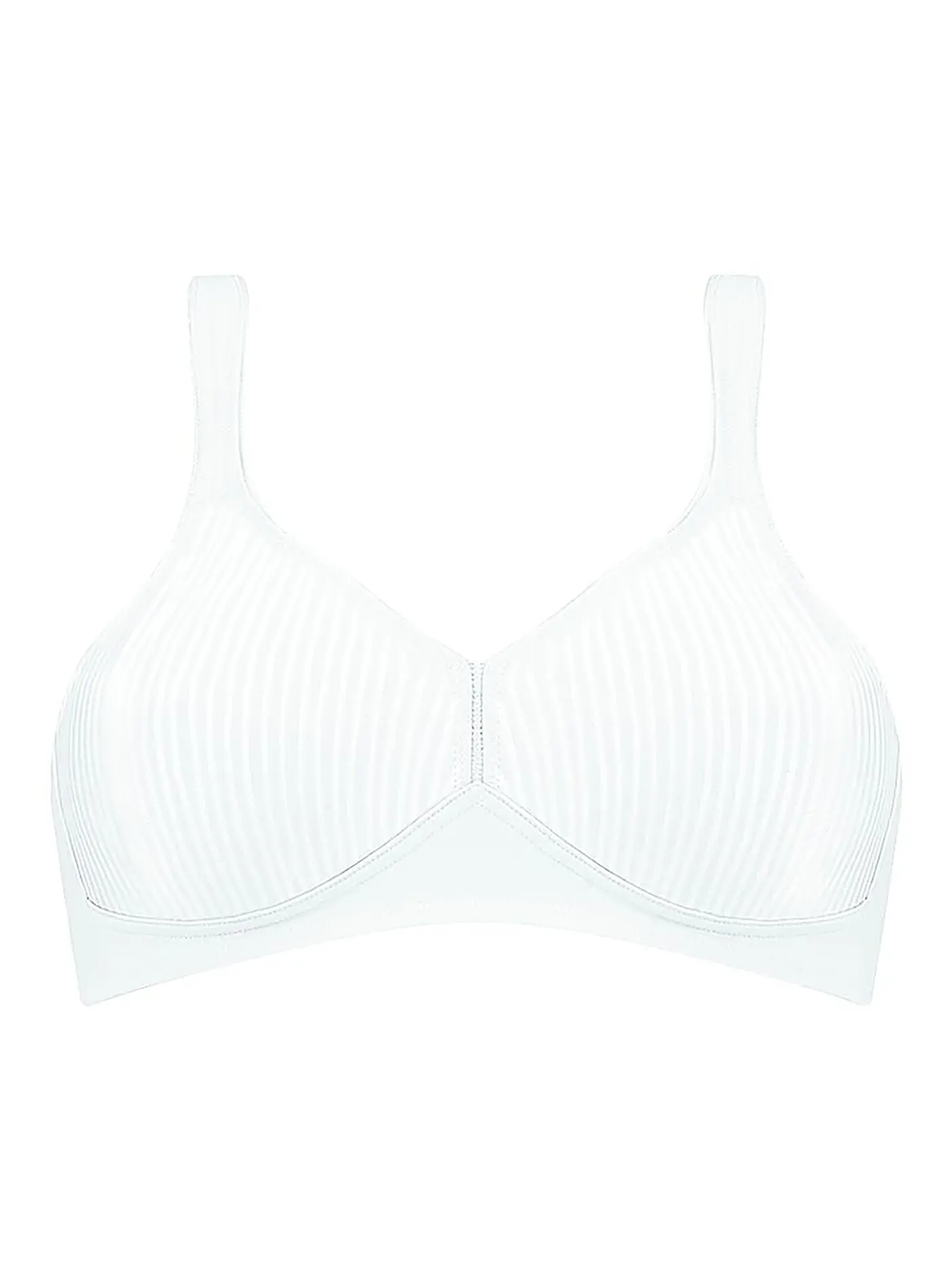 TRIUMPH | BH ohne Bügel  MODERN SOFT+COTTON Schwarz | weiss